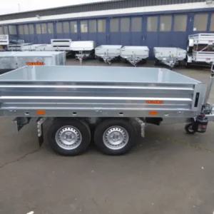 vezeko stahl rückwärtskipper anhänger 2700 kg (260x152 cm)