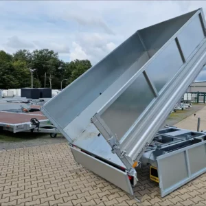 3 seiten kipper anhänger 3000 kg elektro hydraulisch (314x175 cm)